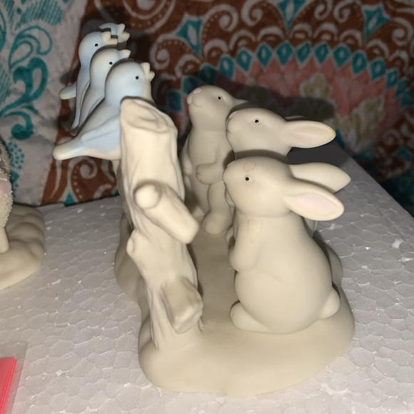 NEW IN BOX SNOWBUNNIES “LET’S ALL SING LIKE THE BIRDIES SING” Snowbabies - Picture 11 of 13